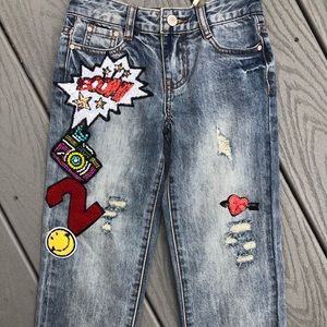 Brand new Hannah Banana boyfriend girls jeans